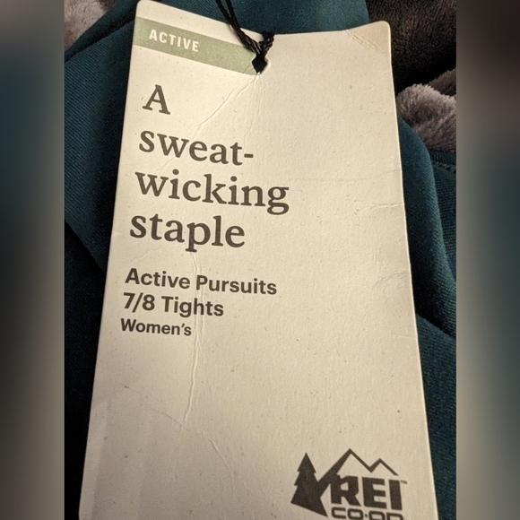 REI Co-op active leggings running Tights green- Women's plus size 3x - Picture 9 of 11